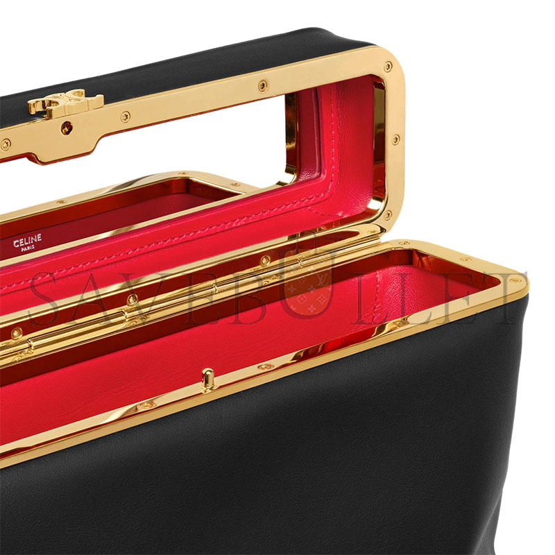 Ce1i*e RECTANGLE IN S*pPLE CALFSKIN 123702J75.38NO (24.5*14*6cm)
